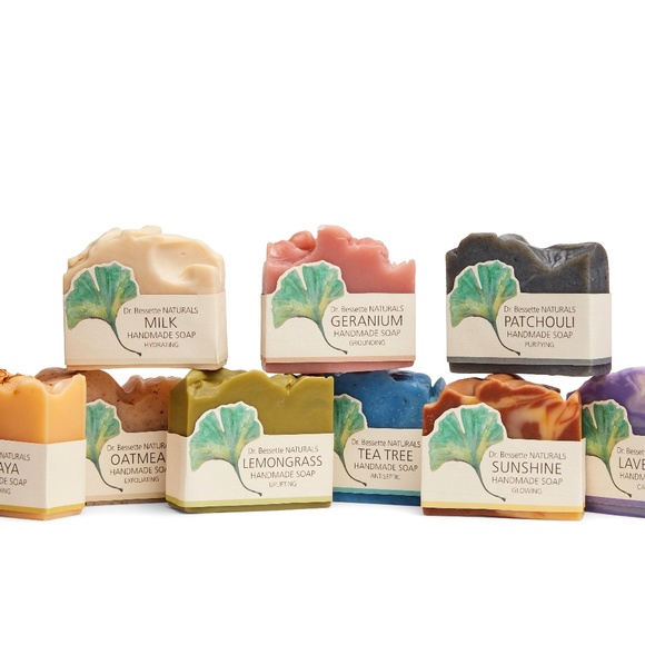 3 Bar Set Vegan Geranium Soap for Mature Skin - Picture 7 of 7